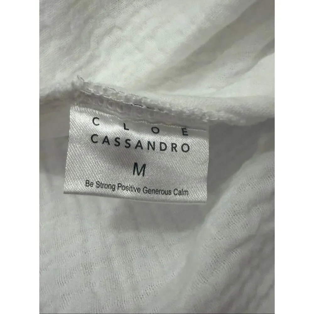 Cloe Cassandro Wide Leg Cotton Pants